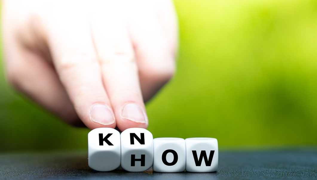 Dice form the expression "know how".